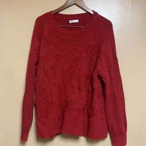 Cozy Red Sweater